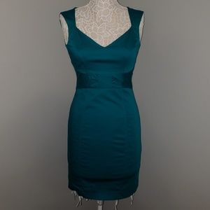 H&M Teal Wiggle Pencil Dress 6